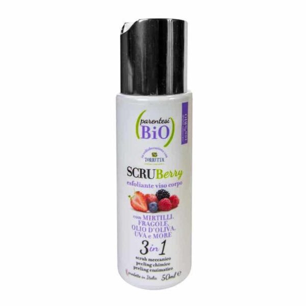 Scruberry Esfoliante 3 In 1 Viso e Corpo 50ml - Parentesi Bio