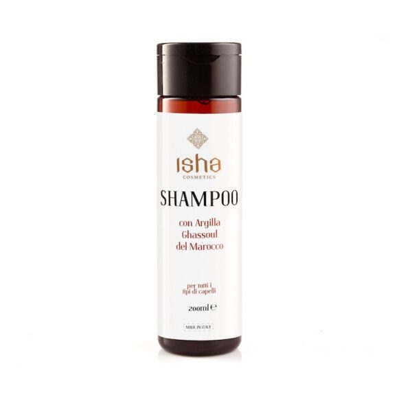 Shampoo con Argilla Ghassoul 200ml - Isha Cosmetics