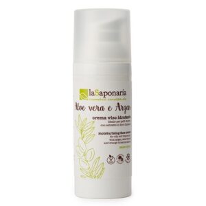 Moisturizing face cream - Aloe Vera and Argan - La Saponaria