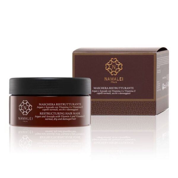 Maschera Ristrutturante Argan e Avocado 250ml - Namalei