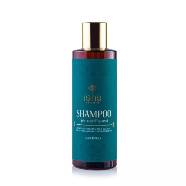 Neem-Shampoo für fettiges Haar 200 ml - Isha Cosmetics