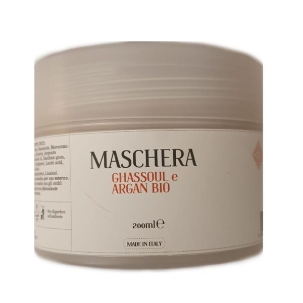 Maschera viso Ghassoul e argan 200ml - Isha Cosmetics