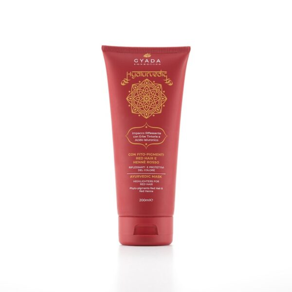 Impacco Capelli Riflessante Red Hyalurvedic 200ml - Gyada Cosmetics