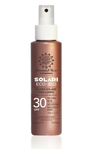 Fluido Solare Viso-Corpo Spf30 100ml - Domus Olea Toscana