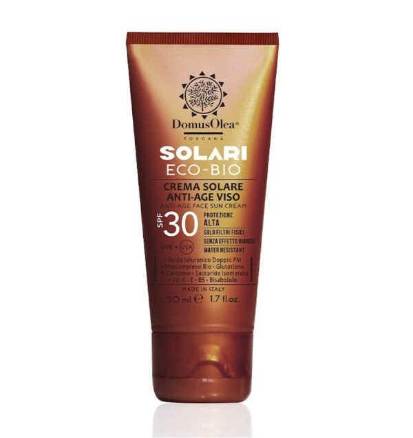 Crema Solare Anti-Age Viso 50ml - Domus Olea Toscana