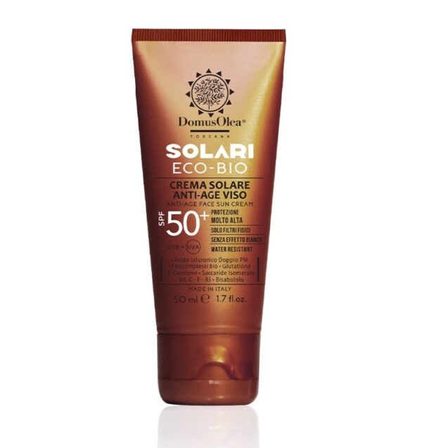 Anti-Aging-Sonnencreme für das Gesicht LSF 50 50 ml - Domus Olea Toscana
