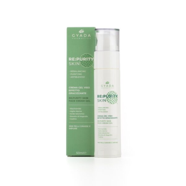 Re-Purity Skin - Crema Gel effetto opacizzante - Gyada Cosmetics