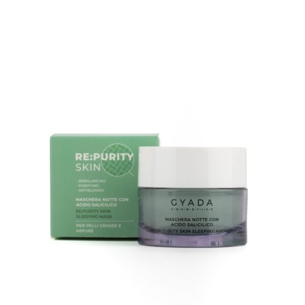 Re-Purity Skin - Maschera notte con acido salicilico - Gyada Cosmetics