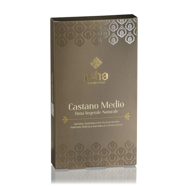 Tinta vegetale Castano Medio - Isha Cosmetics