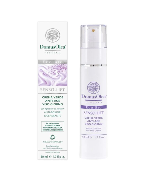 Crema Verde Anti Age Viso Giorno Senso Lift - Domus Olea Toscana