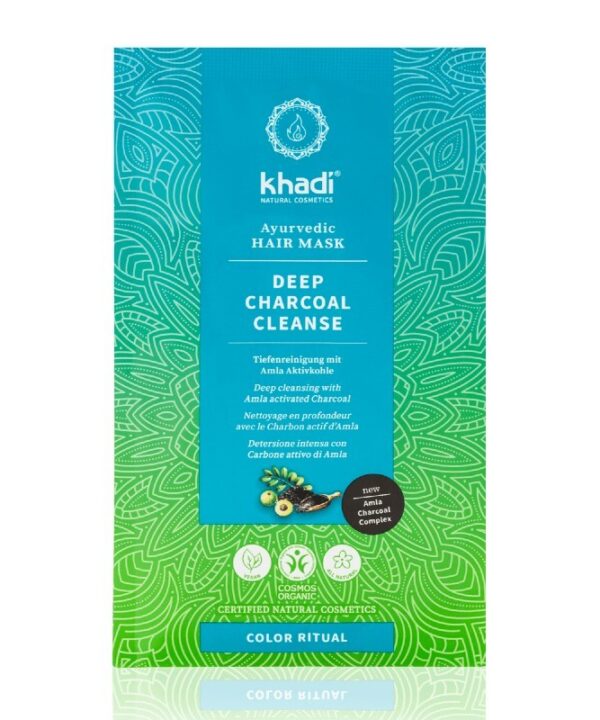 Deep Charcoal Cleanse Ayurveda-Haarmaske 50 g – Khadi
