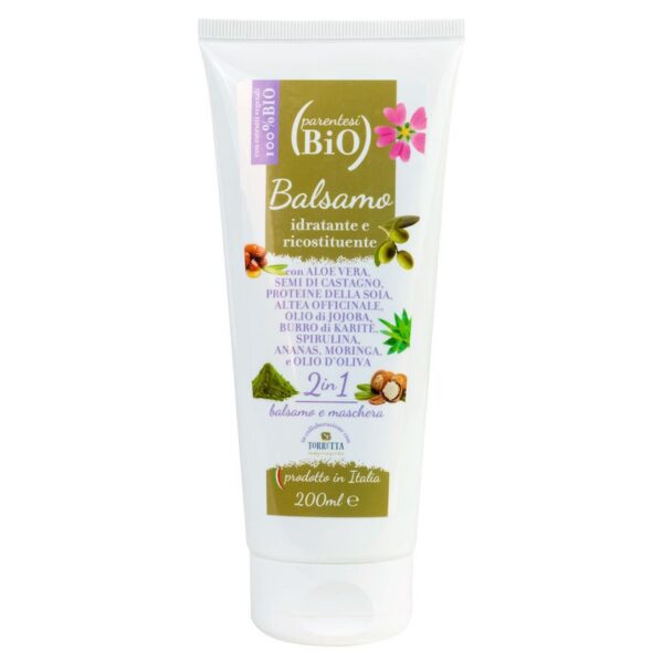 2in1 moisturizing and restorative balm 200ml - Parentesi Bio