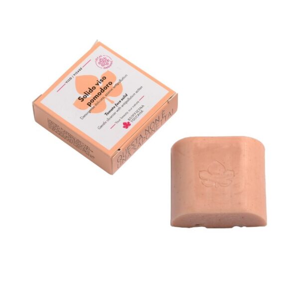 Detergente viso Solido Pomodoro 50g - Biofficina Toscana - immagine 3