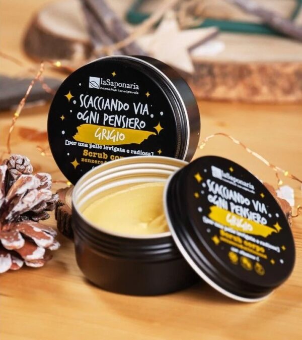 Scrub Corpo Zenzero Albicocca con Vitamina C - La Saponaria - immagine 2