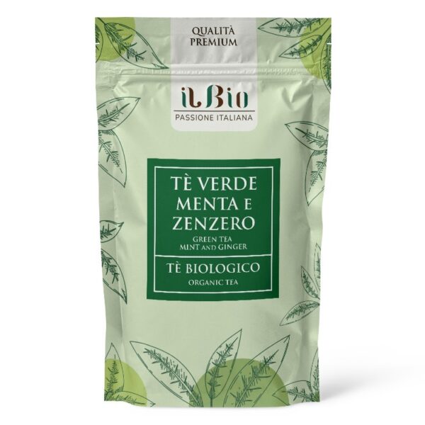 Green Tea Mint Ginger Bio - Il Bio