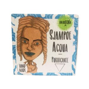 Sjampoe Acqua - Solid Purifying Shampoo for Oily Scalp - Anarkhìa Bio