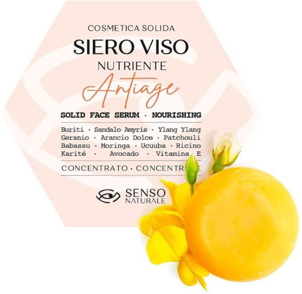 Siero Viso Nutriente Anti age - Sensonaturale