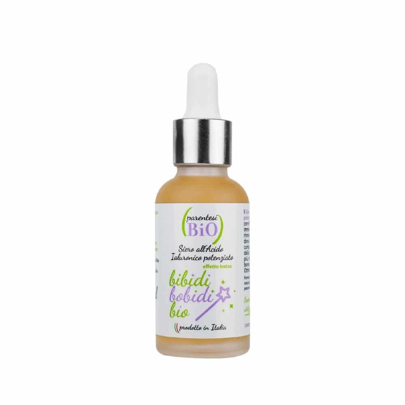 Bibidi Bobidi Bio 30ml - Siero all’acido ialuronico potenziato - Parentesi Bio