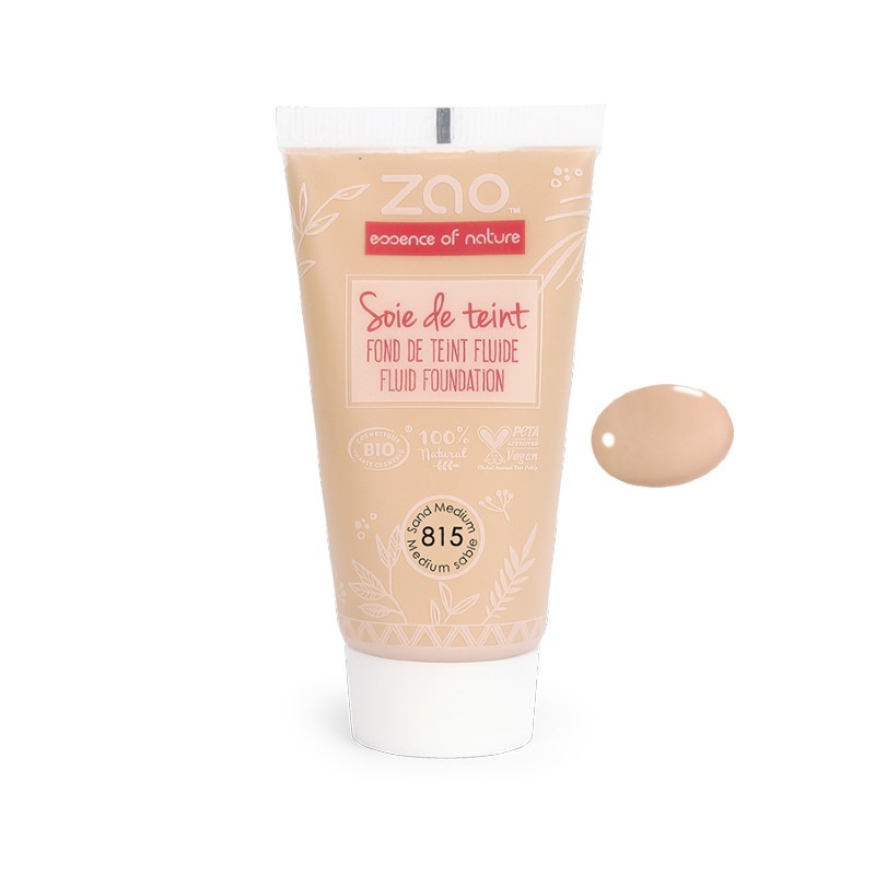 Fluid foundation 815 Medium sand - Zao Organic