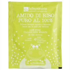 Amido di riso puro al 100% - Le Albicoccole - La Saponaria