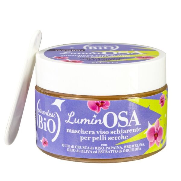 LuminOsa - aufhellende Gesichtsmaske für trockene Haut 50ml - Parentesi Bio