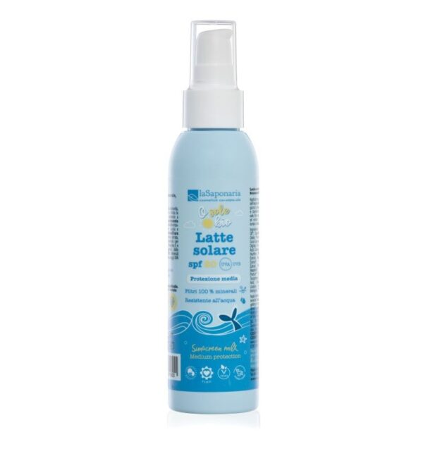 Latte Solare Spf 20 125 ml - Osolebio - La Saponaria