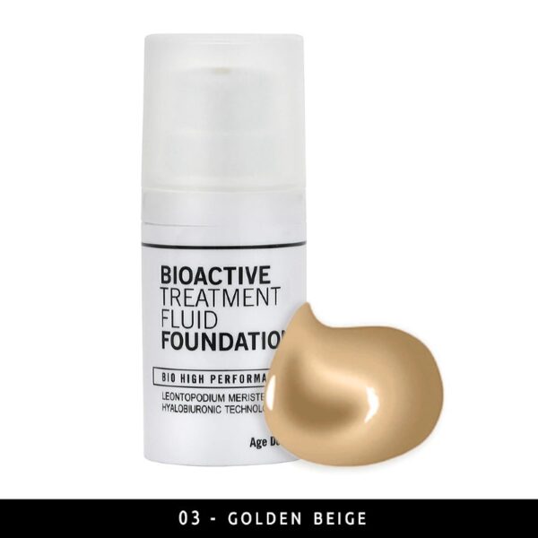 Bioactive fluid foundation 03 golden beige - Liquidflora