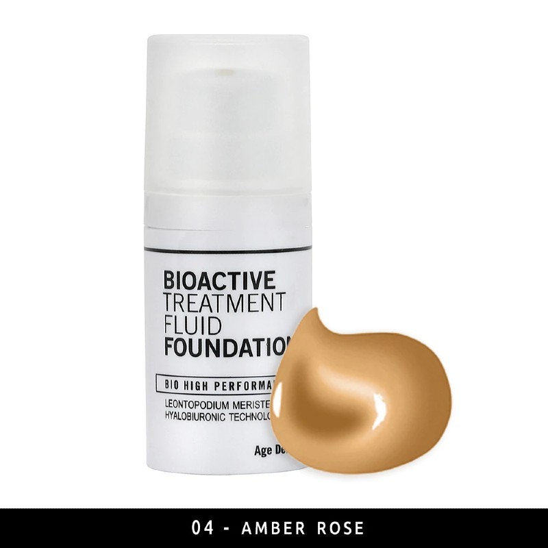Fondotinta fluido bioattivo 04 amber rose - Liquidflora