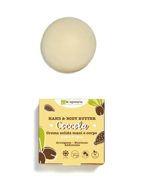 Crema solida mani e corpo Coccola - La Saponaria