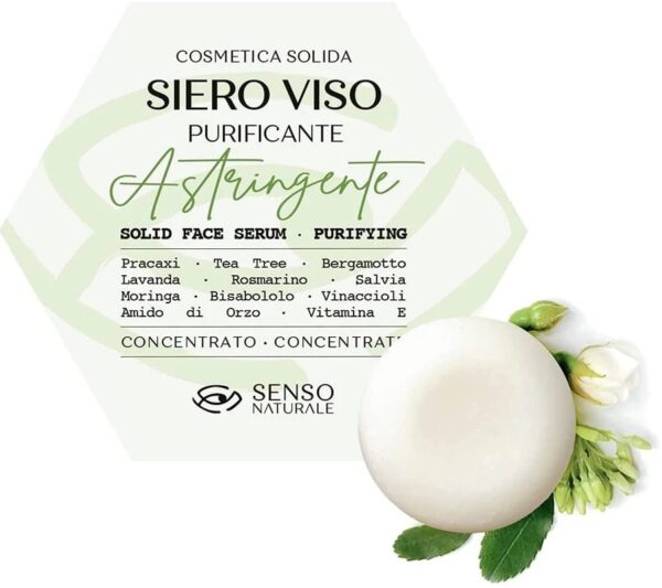 Siero Viso Purificante Astringente - Sensonaturale