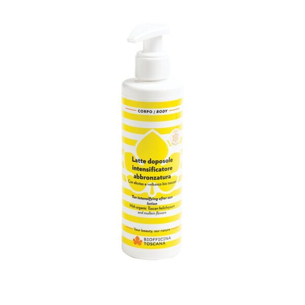Latte doposole intensificatore abbronzatura 200ml - Biofficina Toscana