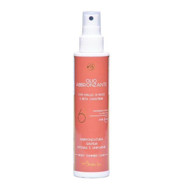 Olio abbronzante Spf6 150ml - BisouBio