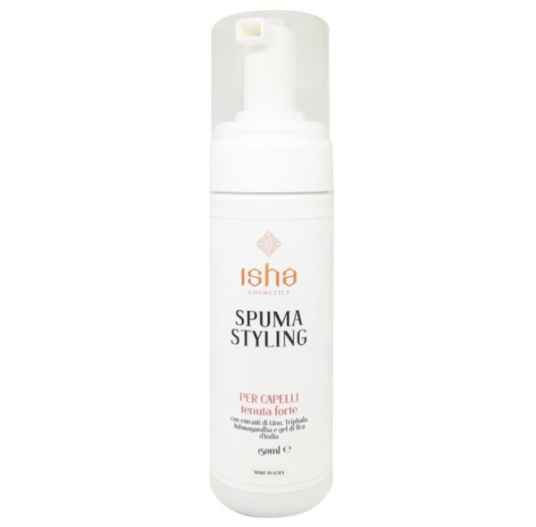 Mousse Styling semi di Lino 200ml - Isha Cosmetics