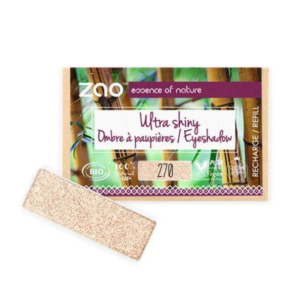 Ricarica Ombretto Rettangolo 270 - Champagne - Zao Organic