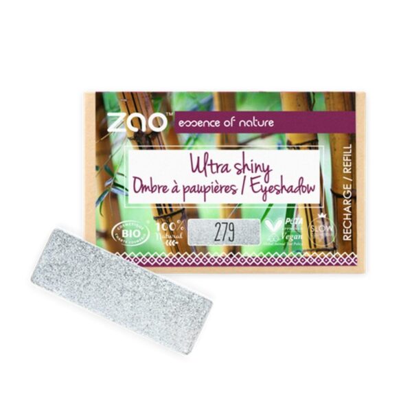 Ricarica Ombretto Rettangolo 279 - Diamante Grigio - Zao Organic