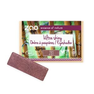 Rectangle Eyeshadow Refill 281 - Bordeaux Sequin - Zao Organic