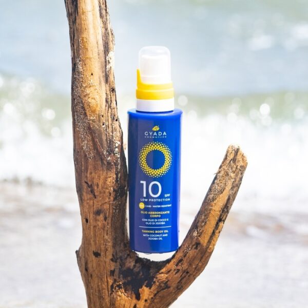 Olio Abbronzante Solare SPF10 Protezione Bassa ml150 - Gyada Cosmetics