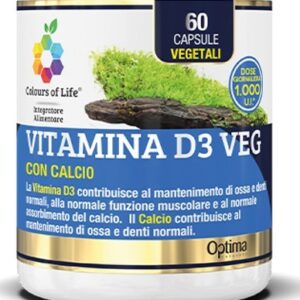Integratore Vitamina D3 Veg 60 caps - Colours of Life