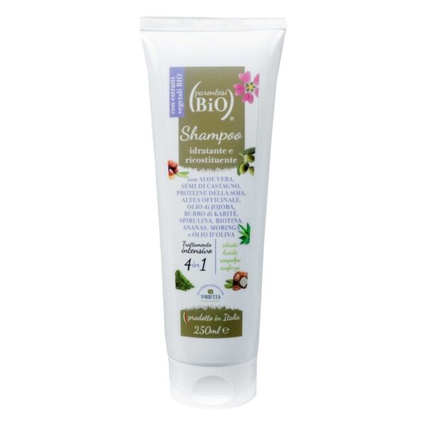Shampoo Liquido Idratante e Ricostituente 250ml - Parentesi Bio