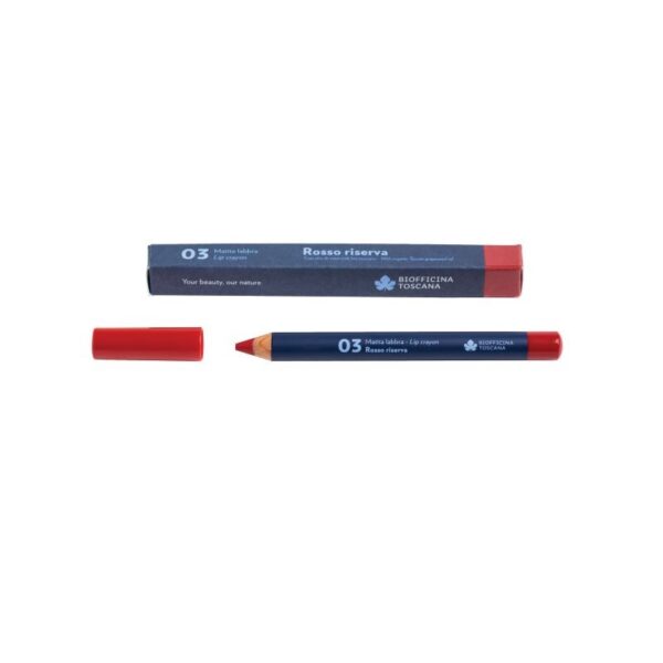 Matita labbra 03 Rosso Riserva - Biofficina Toscana
