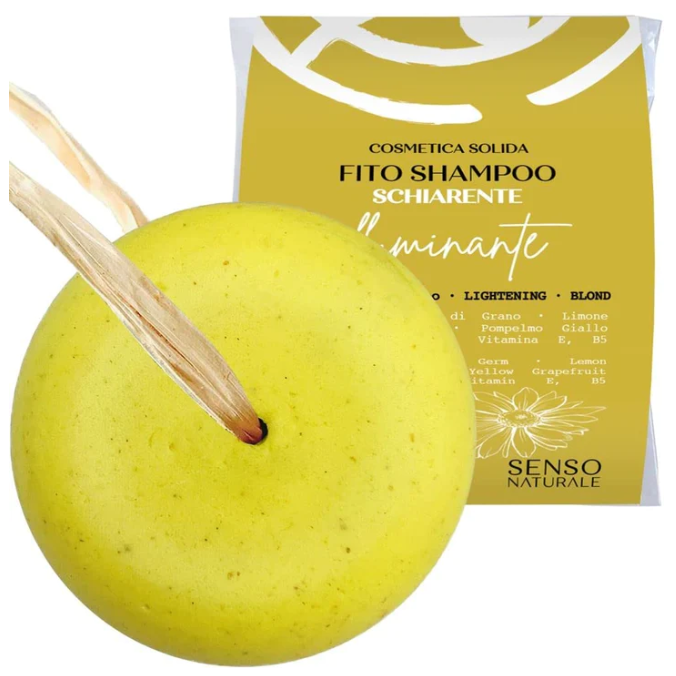 Maxi Fito Shampoo solido Illuminante - Sensonaturale