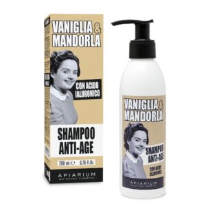 Shampoo Anti-age Vaniglia e Mandorla 200ml - Apiarium