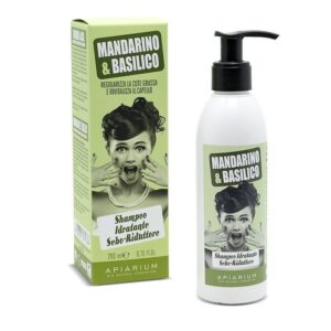 Mandarine und Basilikum feuchtigkeitsspendendes Shampoo 200 ml - Apiarium