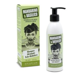 Shampoo idratante Mandarino e Basilico 200ml - Apiarium