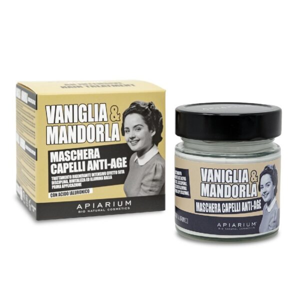 Anti-Aging-Haarmaske Vanille und Mandel 200ml - Apiarium