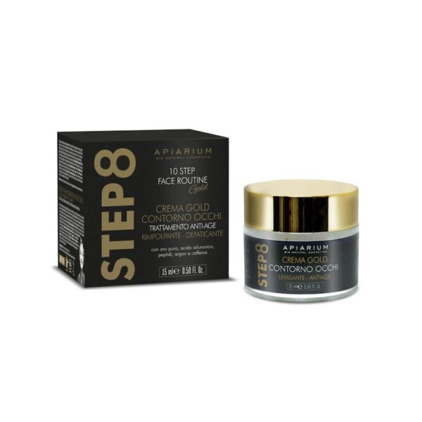 Crema Contorno Occhi Gold Anti-age intensiva Step8 15ml - Step8 - Apiarium