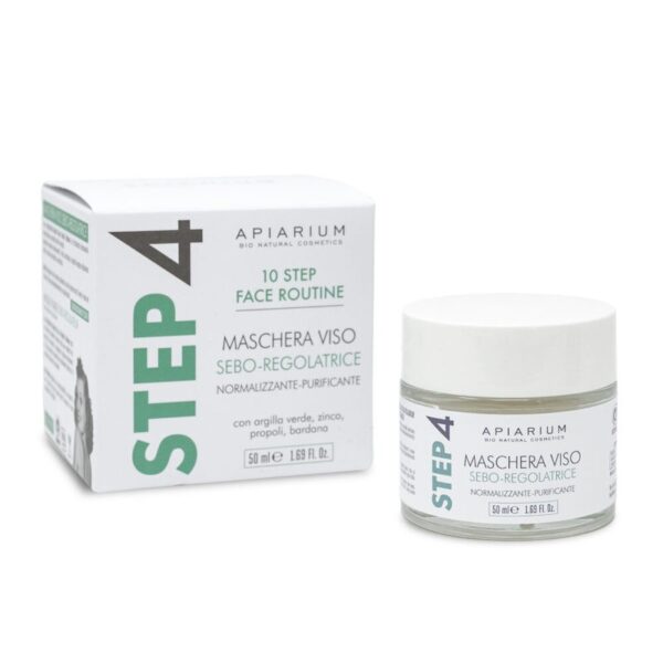 Maschera viso bio sebo regolatore - 50ml - Apiarium