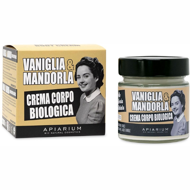 Crema Corpo Vaniglia e Mandorla 200ml - Apiarium