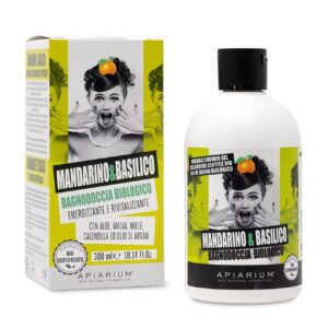 Bagnodoccia Mandarino e Basilico 300ml - Apiarium