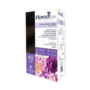 Permanente Haarfarbe 4.0 Mittelbraun - Flowertint